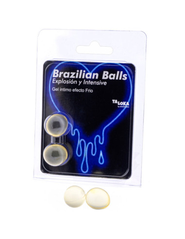TALOKA 2 BRAZILIAN BALLS COLD VIBRATION EFFECT EXCITING GEL