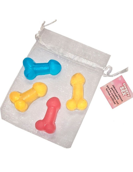 DIABLO PICANTE 4 MINI SCENTED SOAPS IN THE SHAPE OF PENIS