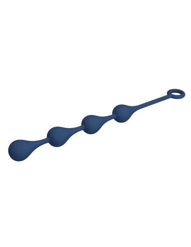 MR PLAY BLUE SILICONE ANAL BEADS SIZE M 33 CM