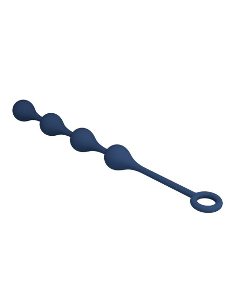 MR PLAY BLUE SILICONE ANAL BEADS SIZE M 33 CM