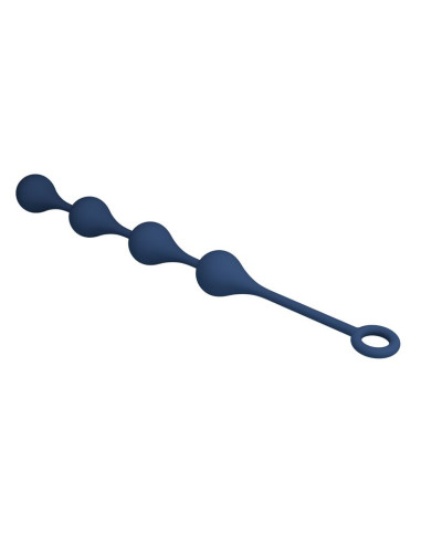 MR PLAY BLUE SILICONE ANAL BEADS SIZE L 426 CM