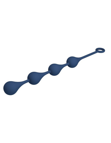 MR PLAY BLUE SILICONE ANAL BEADS SIZE L 426 CM