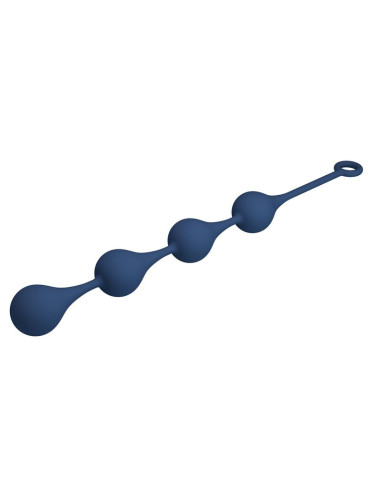 MR PLAY BLUE SILICONE ANAL BEADS SIZE XL 525 CM