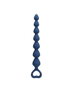 MR PLAY BLUE SILICONE ANAL BEADS ANAL PLUG 267 CM 2