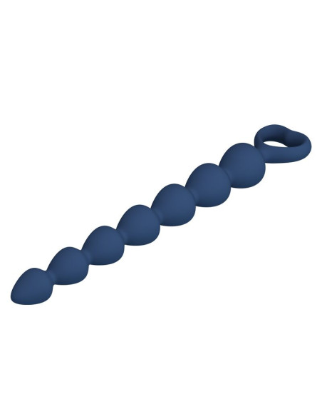 MR PLAY BLUE SILICONE ANAL BEADS ANAL PLUG 267 CM
