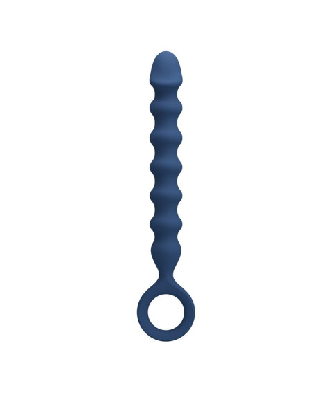MR PLAY BLUE SILICONE ANAL BEADS ANAL PLUG O 34 CM 285 CM