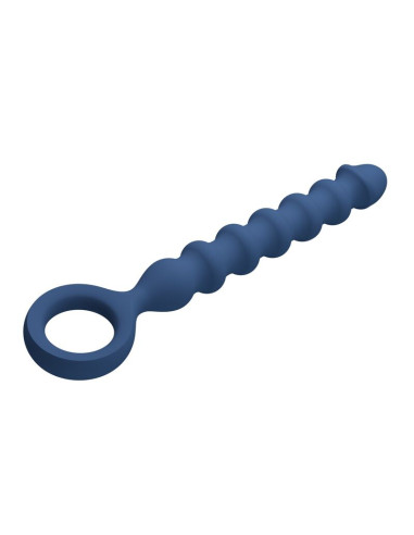 MR PLAY BLUE SILICONE ANAL BEADS ANAL PLUG O 34 CM 285 CM