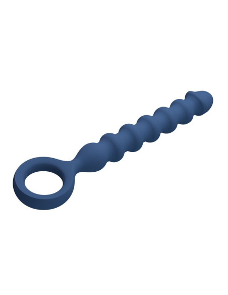 MR PLAY BLUE SILICONE ANAL BEADS ANAL PLUG O 34 CM 285 CM
