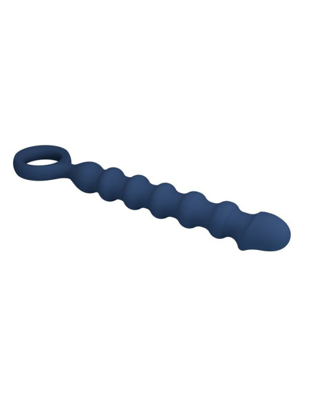 MR PLAY BLUE SILICONE ANAL BEADS ANAL PLUG O 34 CM 285 CM