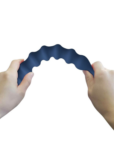 MR PLAY BLUE SILICONE ANAL BEADS ANAL PLUG O 34 CM 285 CM