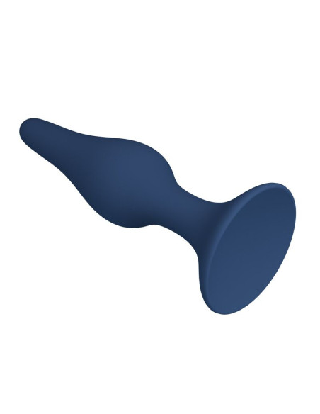 MR PLAY SLIM SILICONE ANAL PLUG BLUE L