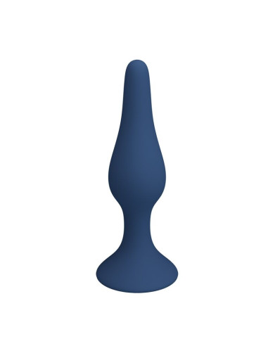MR PLAY BLUE SILICONE SLIM ANAL PLUG SIZE S