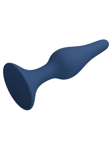 MR PLAY BLUE SILICONE SLIM ANAL PLUG SIZE S