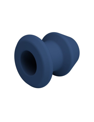 MR PLAY JACK BLUE SILICONE HOLLOW ANAL PLUG SIZE S