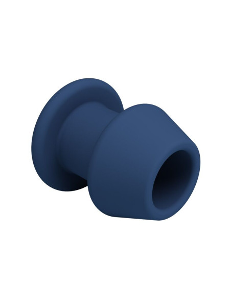 MR PLAY JACK BLUE SILICONE HOLLOW ANAL PLUG SIZE S
