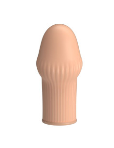 PRETTY LOVE HUEL PENIS SLEEVE GET YOUR PENIS THICKER FLESH COLOR 2