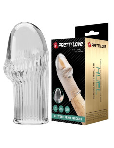 PRETTY LOVE HUEL PENIS SLEEVE GET YOUR PENIS THICKER TRANSPARENT