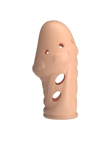 PRETTY LOVE SOCKER TEXTURED PENIS SLEEVE NATURAL