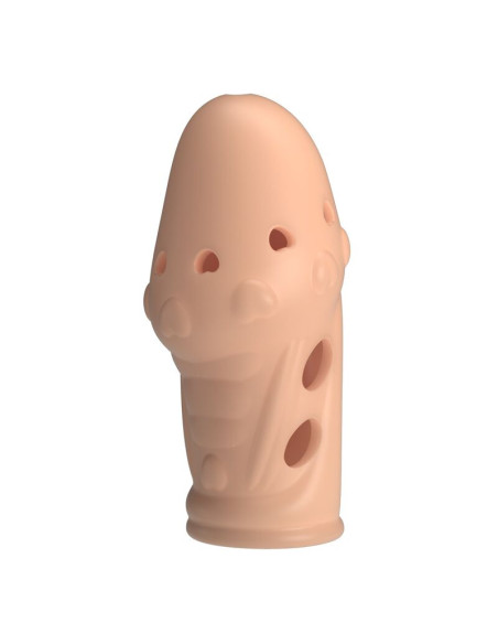 PRETTY LOVE SOCKER TEXTURED PENIS SLEEVE NATURAL