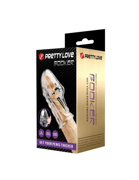 PRETTY LOVE ROCKER PENIS SLEEVE GET YOUR PENIS THICKER TRANSPARENT