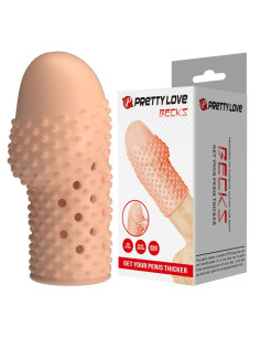 PRETTY LOVE GEEK S PENIS SLEEVE GET YOUR PENIS THICKER NATURAL COLOR