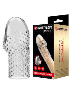 PRETTY LOVE GEEK S PENIS SLEEVE GET YOUR PENIS THICKER TRANSPARENT