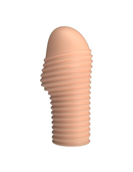 PRETTY LOVE HOTTT PENIS SLEEVE GET YOUR PENIS THICKER NATURAL COLOR