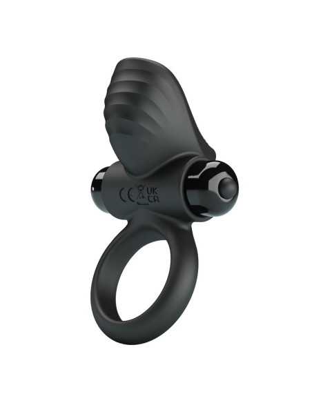 PRETTY LOVE ADRIEN VIBRATING PENIS RING 10 FUNCTIONS BLACK