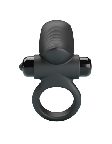 PRETTY LOVE ADRIEN VIBRATING PENIS RING 10 FUNCTIONS BLACK