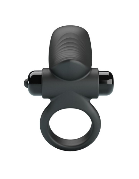 PRETTY LOVE ADRIEN VIBRATING PENIS RING 10 FUNCTIONS BLACK