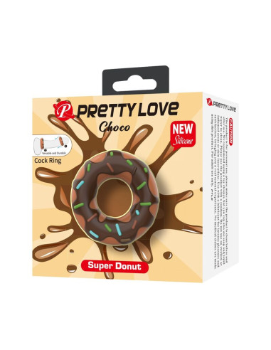 PRETTY LOVE SUPER DONUT PENIS RING BROWN