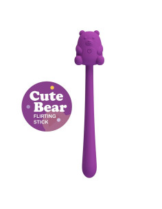 PRETTY LOVE CUTE BEAR FLIRTING STICK RECHARGEABLE VIBRATOR