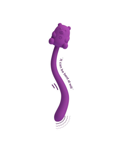 PRETTY LOVE CUTE BEAR FLIRTING STICK RECHARGEABLE VIBRATOR