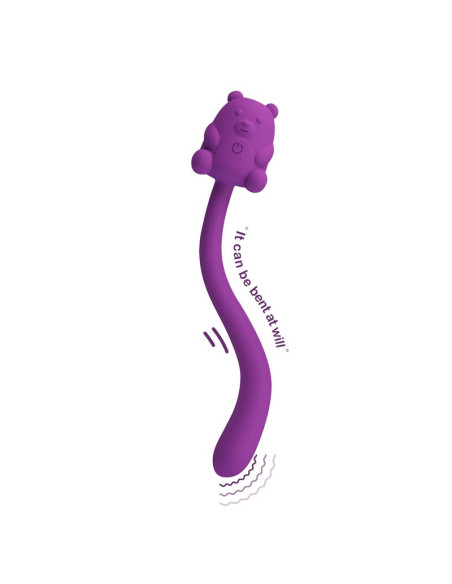 PRETTY LOVE CUTE BEAR FLIRTING STICK RECHARGEABLE VIBRATOR