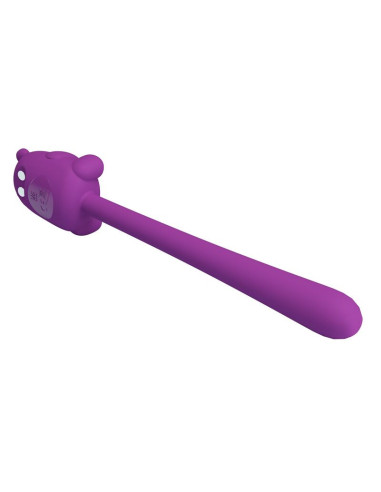 PRETTY LOVE CUTE BEAR FLIRTING STICK RECHARGEABLE VIBRATOR