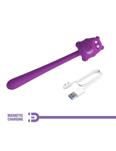 PRETTY LOVE CUTE BEAR FLIRTING STICK RECHARGEABLE VIBRATOR