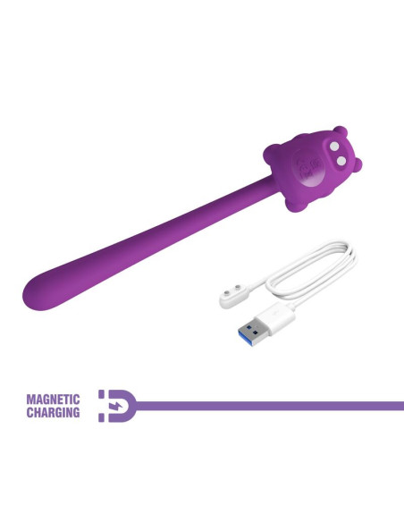 PRETTY LOVE CUTE BEAR FLIRTING STICK RECHARGEABLE VIBRATOR
