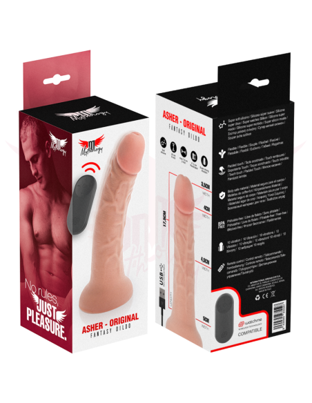 MYTHOLOGY ASHER ORIGINAL DILDO M VIBRATOR COMPATIBLE WITH WATCHME WIRELESS TECHNOLOGY