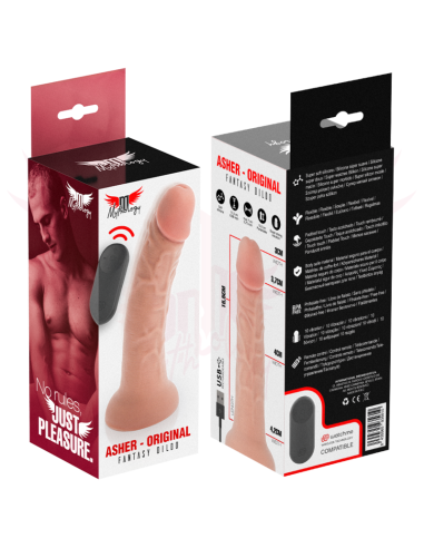 MYTHOLOGY ASHER ORIGINAL DILDO S VIBRATOR COMPATIBLE WITH WATCHME WIRELESS TECHNOLOGY