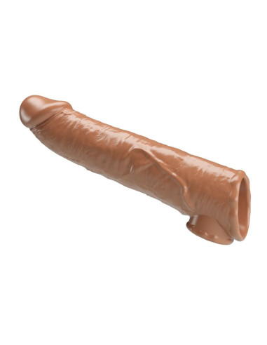 PRETTY LOVE ADJUSTABLE PENIS EXTENSION SLEEVE 26 CM O 4 CM NATURAL