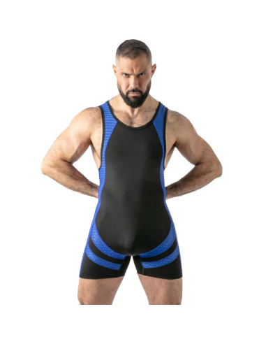LOCKER GEAR OPEN ACCESS SINGLET BLUE M