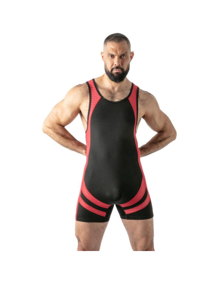 LOCKER GEAR OPEN ACCESS SINGLET RED S