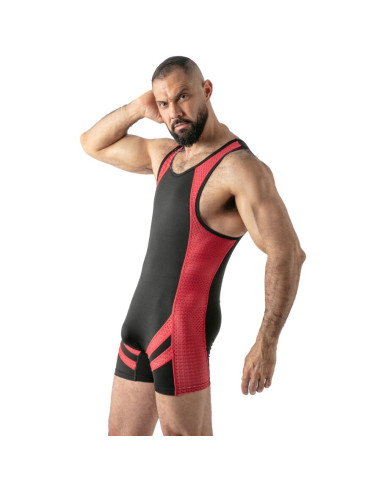 LOCKER GEAR OPEN ACCESS SINGLET RED S