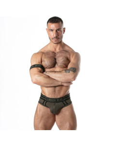 LOCKER GEAR SPORT MESH JOCK BRIEF KHAKI XL