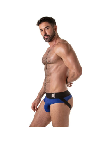 LOCKER GEAR WIDE WAISTBAND JOCK BRIEF BLUE S