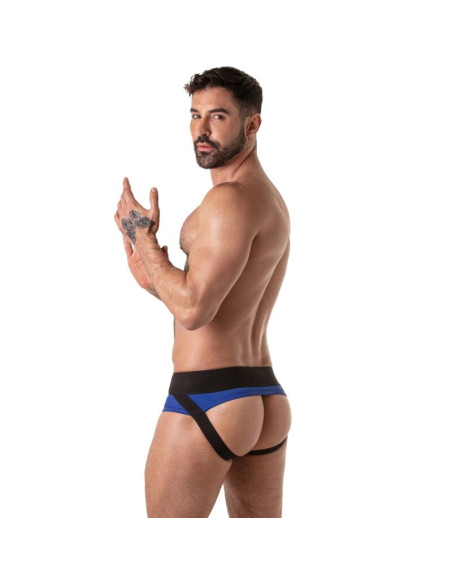 LOCKER GEAR WIDE WAISTBAND JOCK BRIEF BLUE S