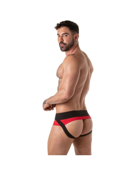 LOCKER GEAR WIDE WAISTBAND JOCK BRIEF RED S