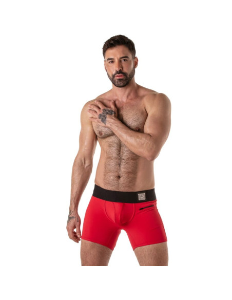 LOCKER GEAR WIDE WAISTBAND TRUNK RED S