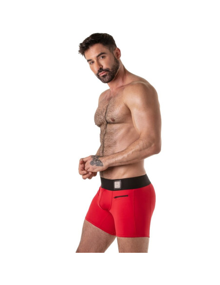LOCKER GEAR WIDE WAISTBAND TRUNK RED S