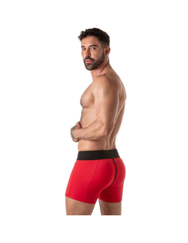 LOCKER GEAR WIDE WAISTBAND TRUNK RED S